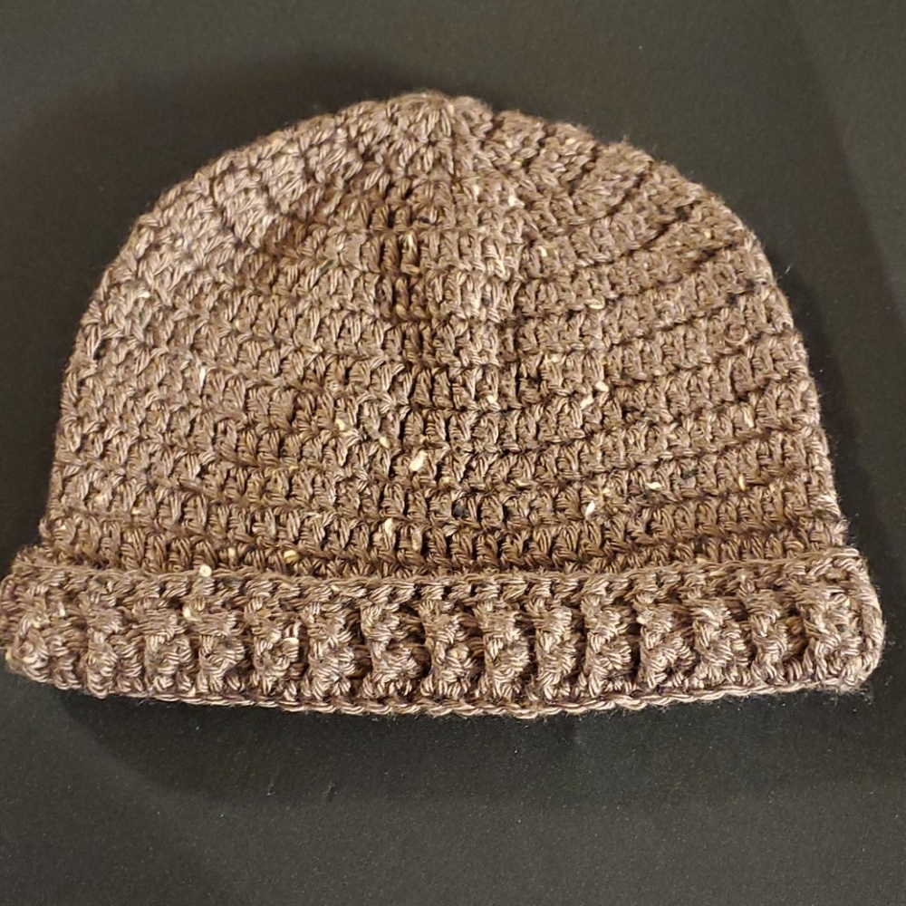 Crochet Brown Hat